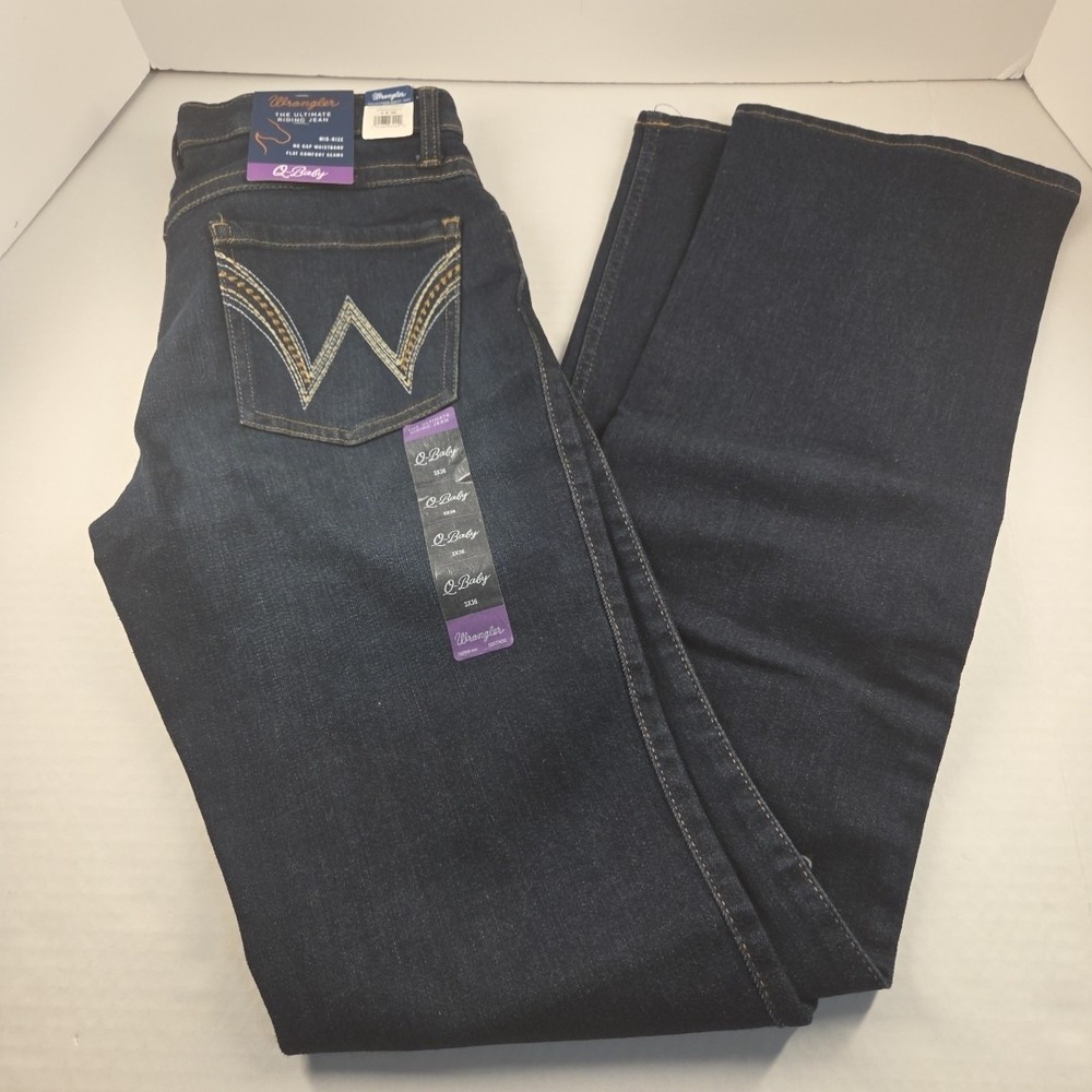 WRANGLER Ultimate Riding Jean Q-Baby Boot Cut‎ Stretch Women's NWT Size 3x36